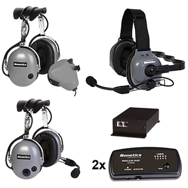 Sonetics Apex WIreless headsets