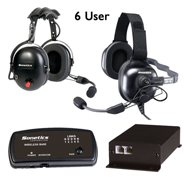 Sonetics 6-User Wireless-Com System 10 Series