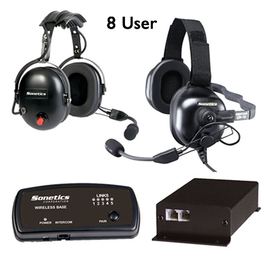 8 user Wireless Headset System, Comuniation System